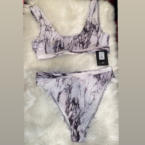 Fashion Nova Other - NWT Fashion nova high waisted marble Bikini